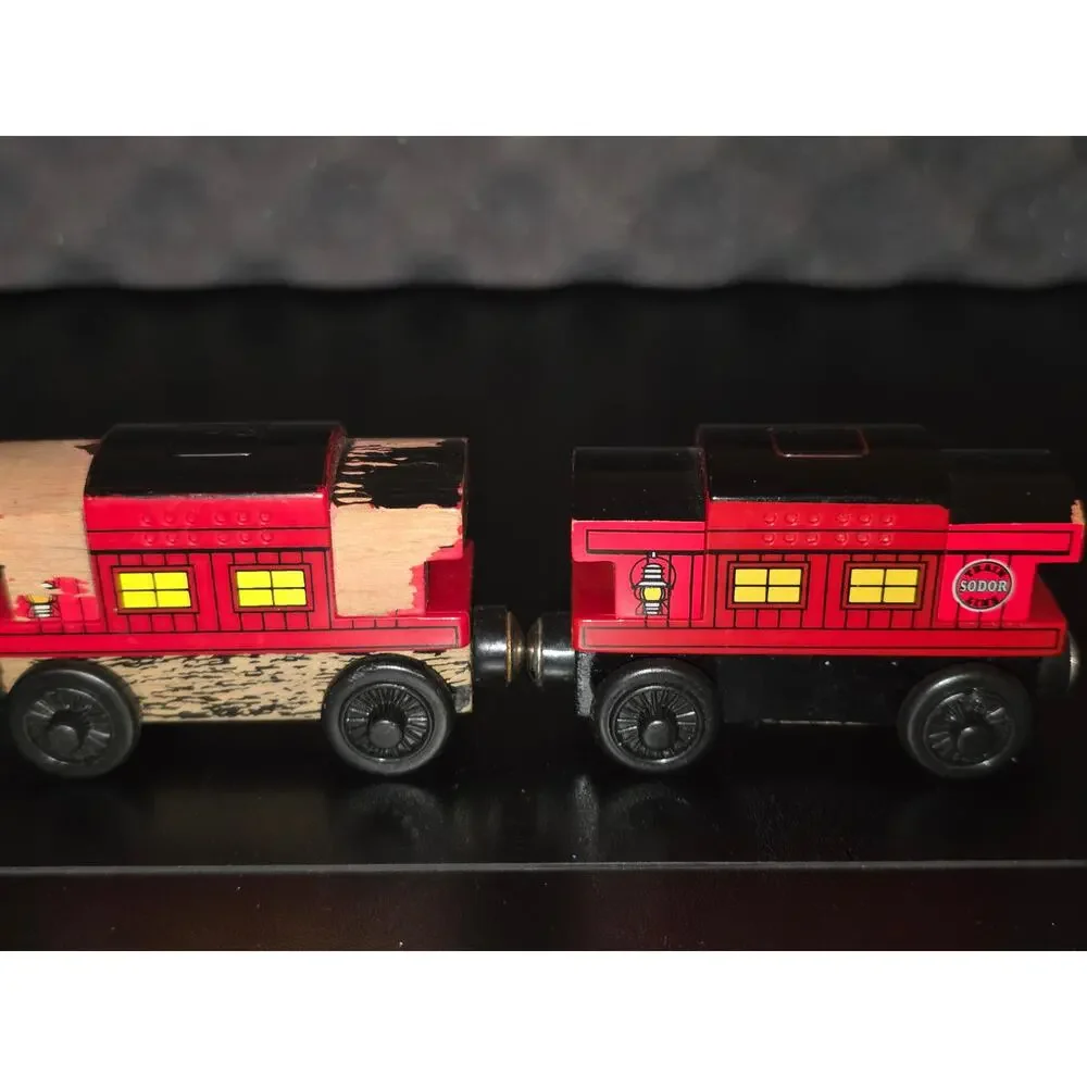 Thomas & Friends Wooden‎ Railway Musical Caboose 2 Pack Train Tank Engine